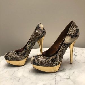snake steven madden platform high heels